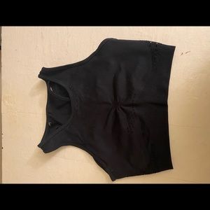 Black Gymshark sports bra